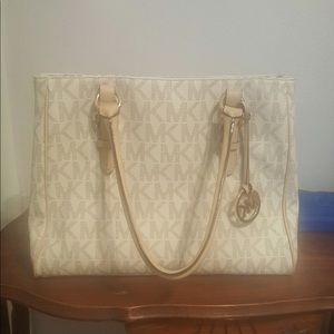 Michael kors work tote in Vanilla